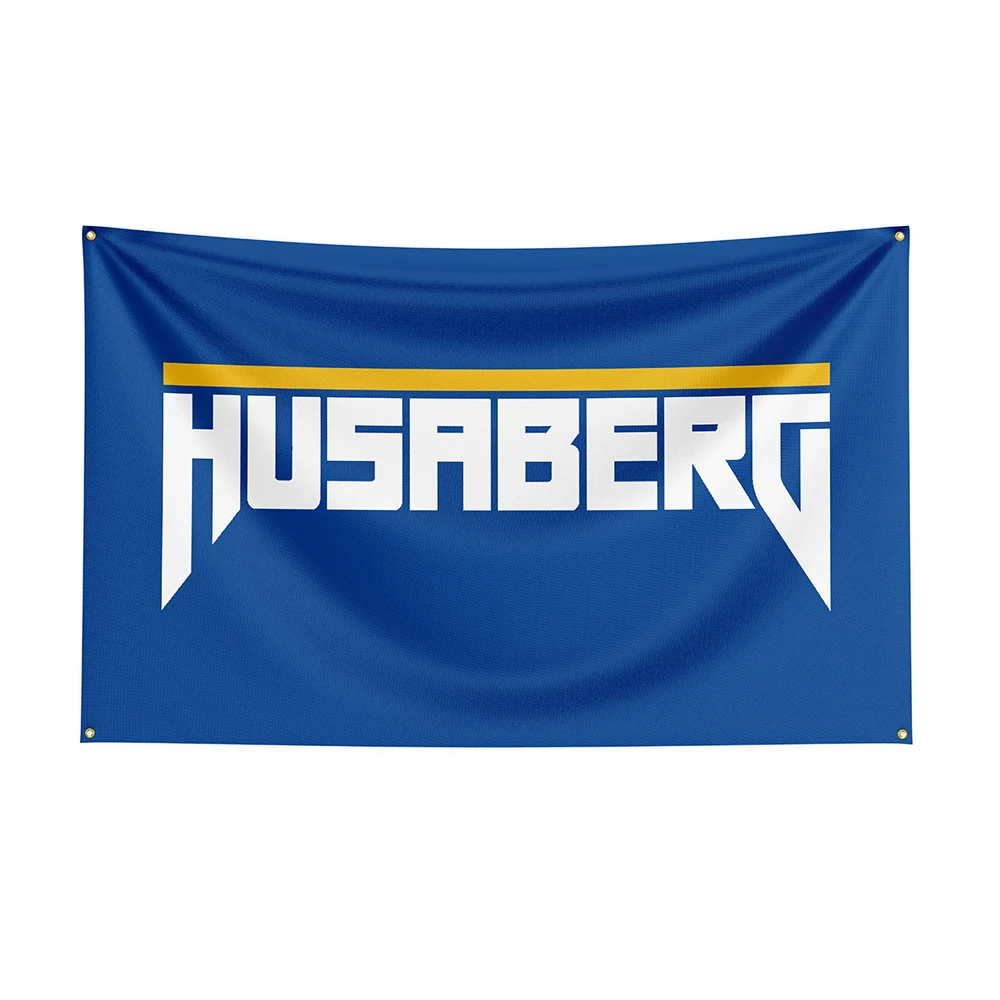

3x5Ft Husabergs Flag Polyester Printed Racing Car Banner For Decor