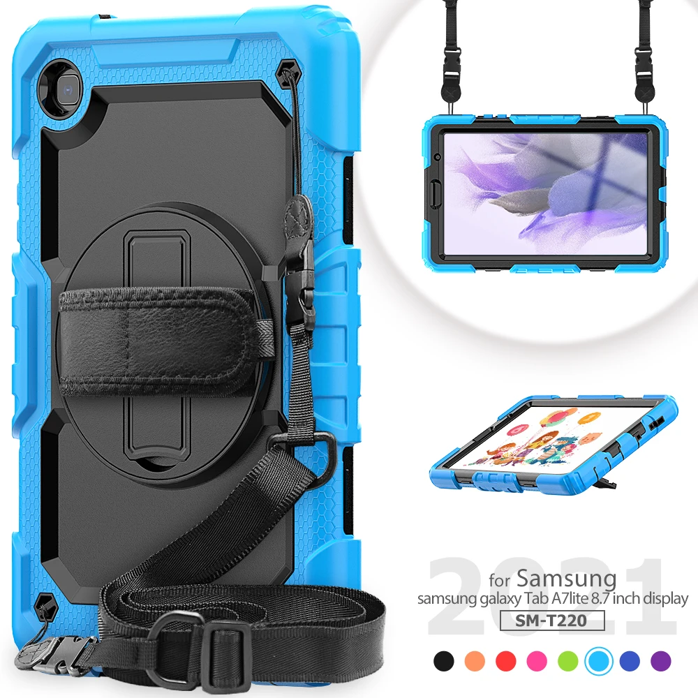 

Armor Shockproof Cover for Samsung Galaxy Tab A7 Case 10.4 T500 T505 A7 Lite 8.7 T220 T225 T307 T290 T510 S6 Lite Tablet Cover
