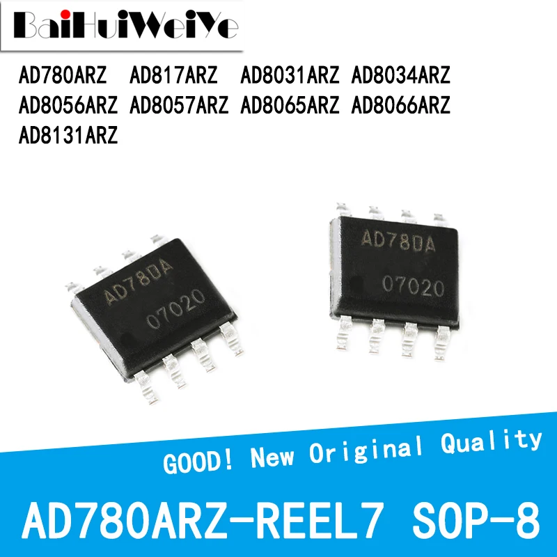 5 шт./партия AD780ARZ AD817ARZ AD8031ARZ AD8034ARZ AD8056ARZ AD8057ARZ AD8065ARZ AD8066ARZ AD8131ARZ SMD SOP-8 новый, хорошее качество