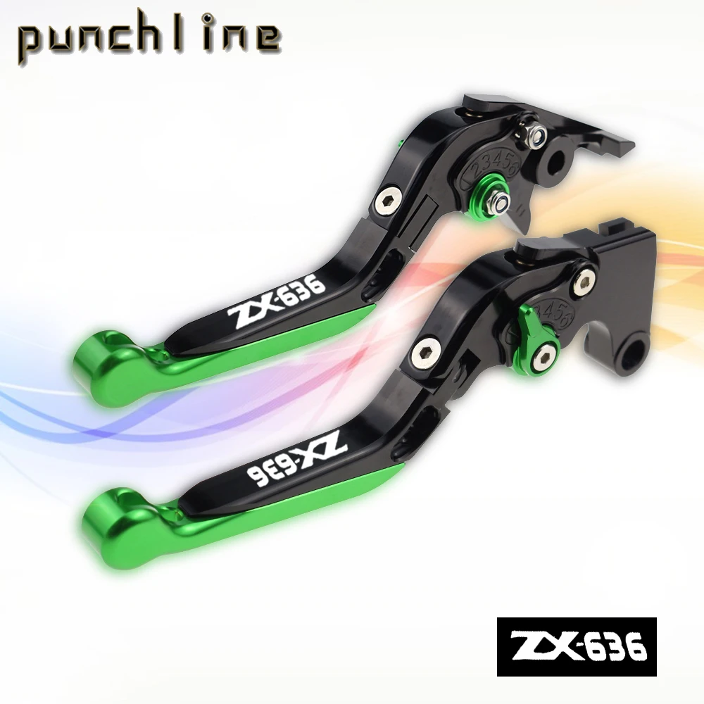

Fit For ZX-6R ZX-636 2019-2022 ZX6R Motorcycle CNC Accessories Folding Extendable Brake Clutch Levers Adjustable Handle Set