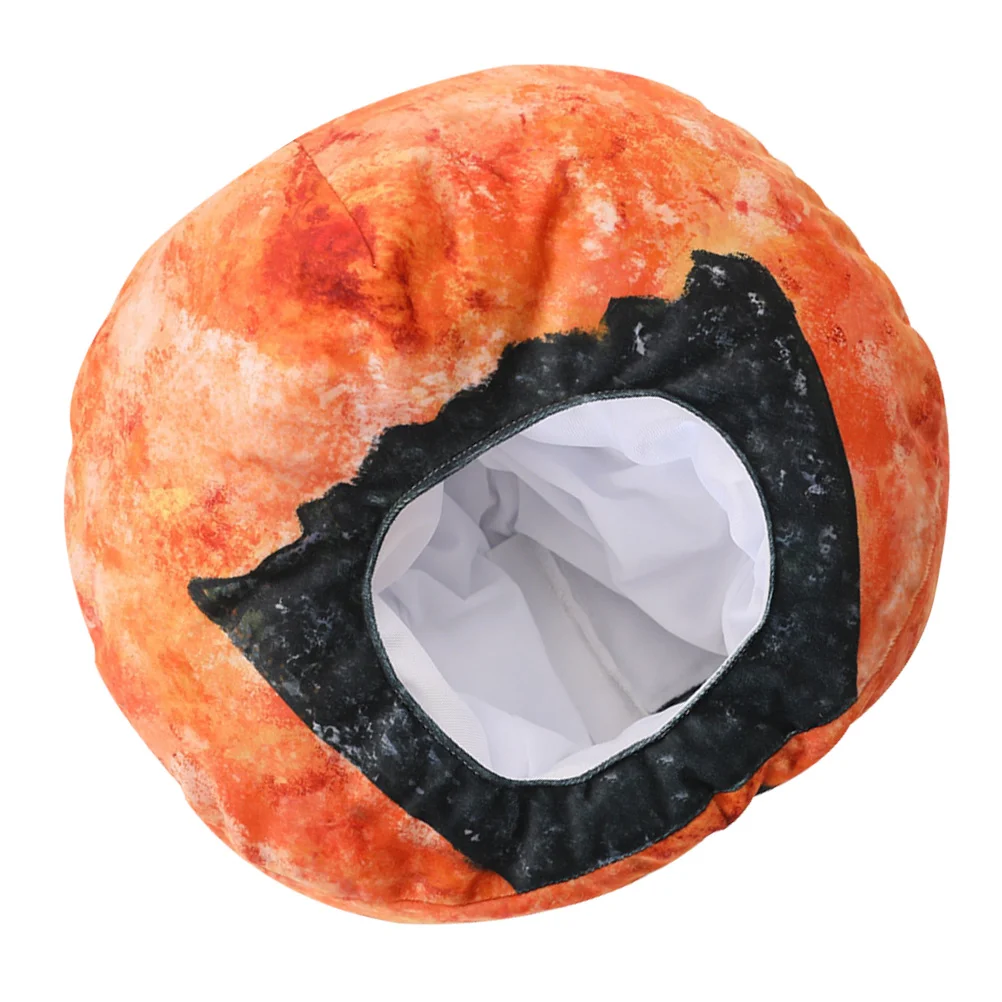 

Plush Hat Funny Sauce Rice Shape Headwear Cosplay Hat Party Photo Prop