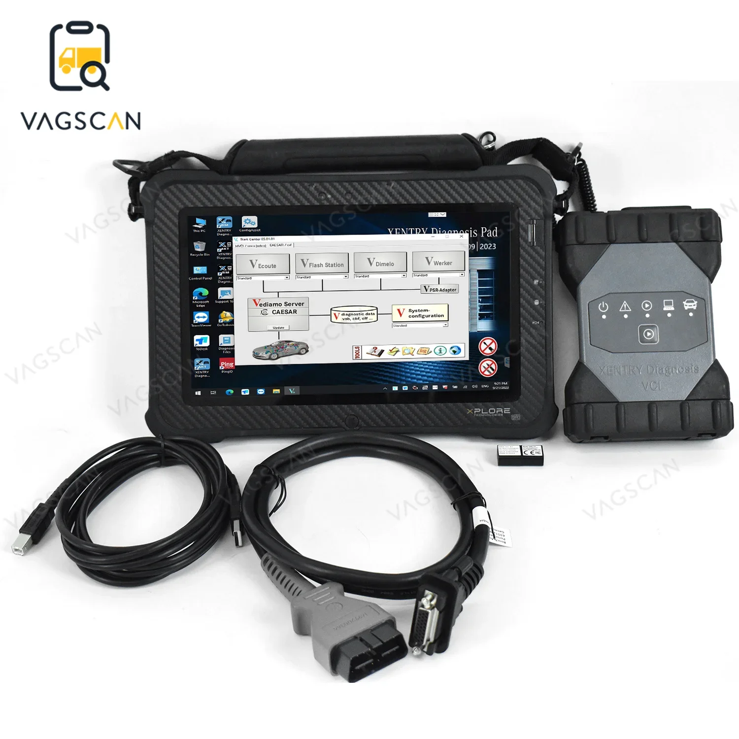 Диагностический планшет для оригинального Mercedes 2024 с программным обеспечением SSD