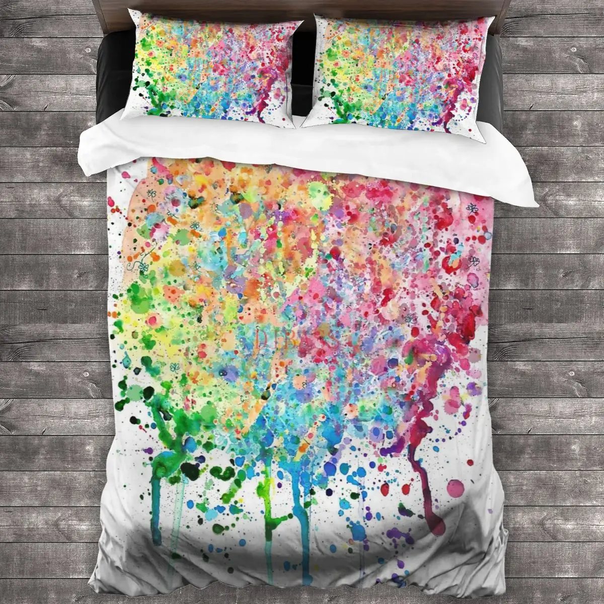 

Мягкий разноцветный чехол на молнии с 2 наволочками