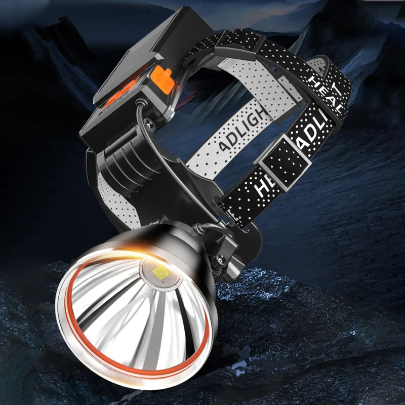 

Strong Light High-Powered Headlamp 30W LED Headlamp Lithium Battery Rechargeable