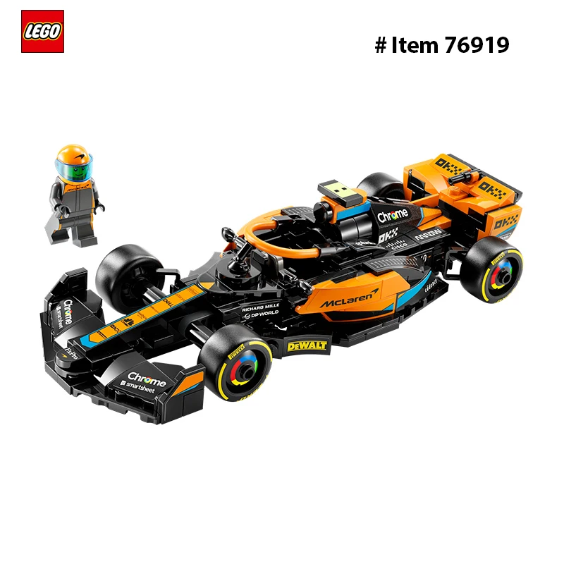 LEGO 76919 McLaren Formula 1 гоночный автомобиль игрушка для детей унисекс 6-12 лет
