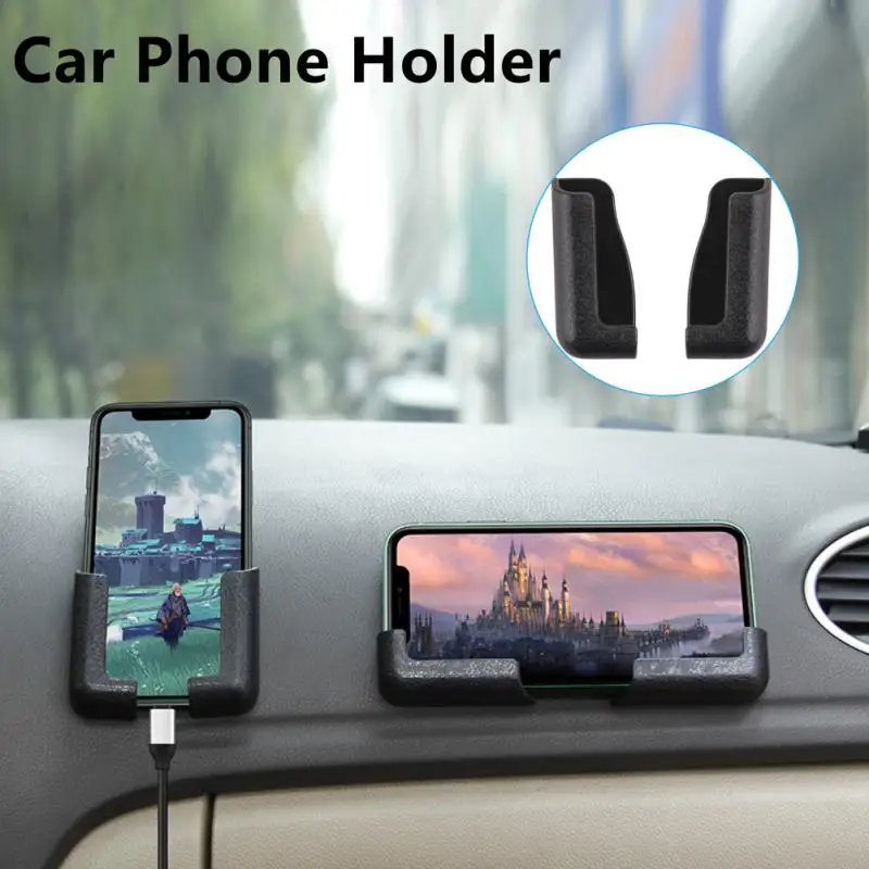 

Sticky Car Phone Holder Dashboard Paste Mutifunctional Phone Stand Simple Bracket For IPhone Samsung Auto Interior Accessories