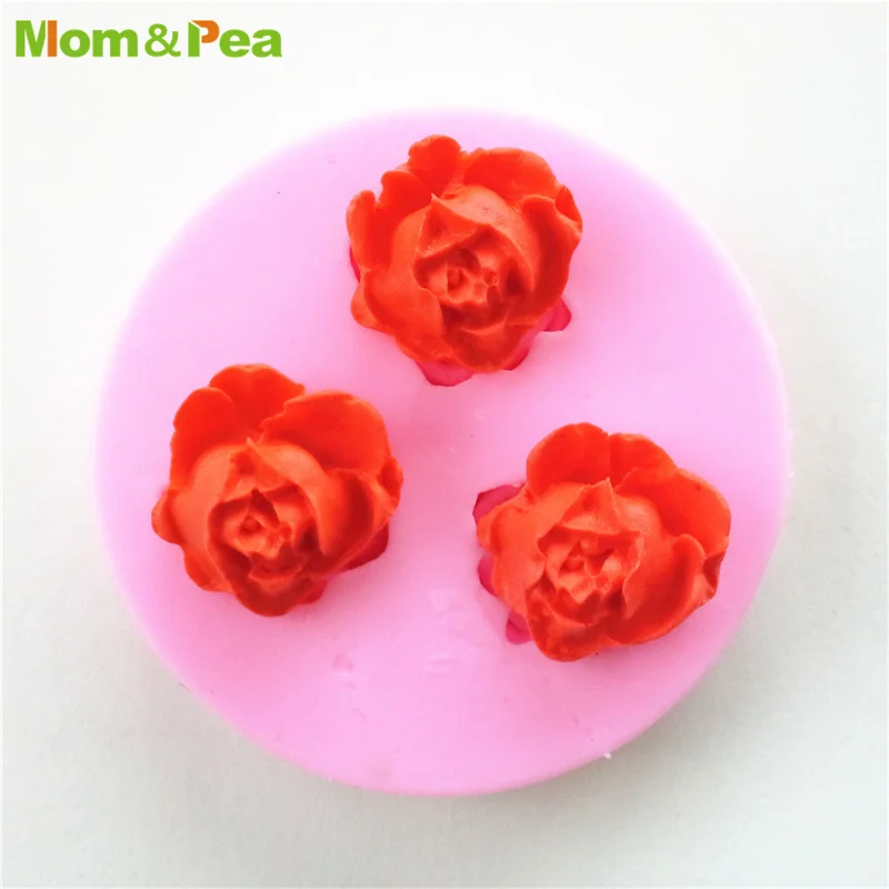 

MPA0028 3-Mini Flower Shaped Silicone Mold Gum Paste Chocolate Ornamental Fondant Mould Cake Decoration Tools