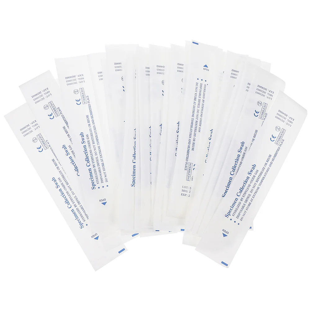 

Nasal Swab One-time Sample Collection Swabs Portable Pharynx Nasopharyngeal Sticks Professional Printers
