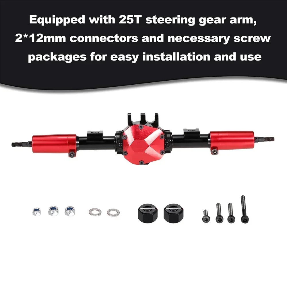 Металлическая передняя/задняя ось с ЧПУ для радиоуправляемого автомобиля