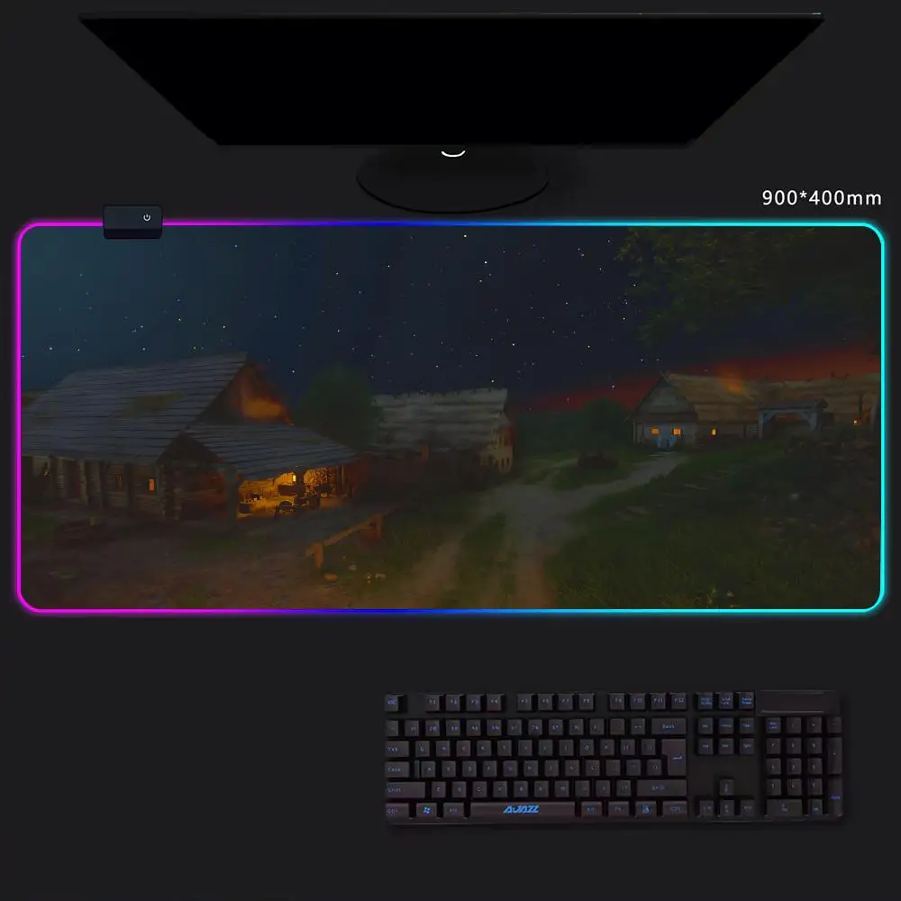 KCD2 Коврик для мыши Игровой плеер RGB ПК Геймер Мальчики такие как PS5 Клавиатура
