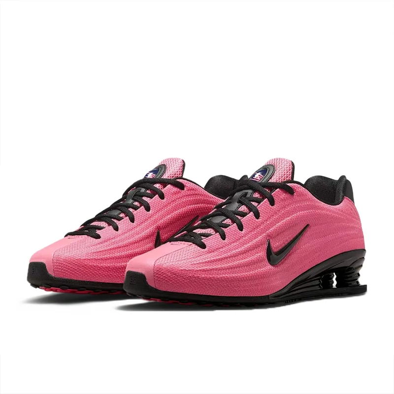 Фото Кроссовки Nike SHOX Z Classic: модные, прочные, легкие и удобные повседневные кроссовки с низким верхом для женщин - розовые HQ7540-601 №4