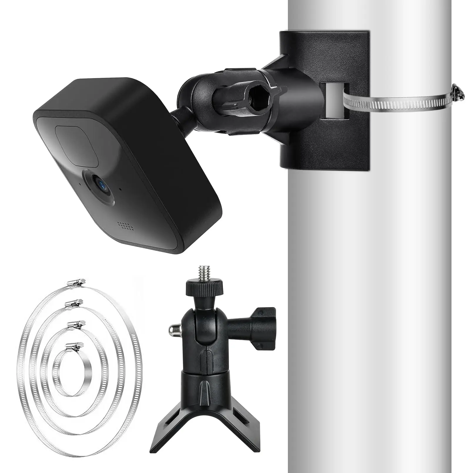 Фото Универсальное крепление на столб для Eufy 2C/3C, Arlo Pro 4/3, Ring Stick Up Cam Battery/Pro Battery Version, Simplisafe и Reolink Camera №1