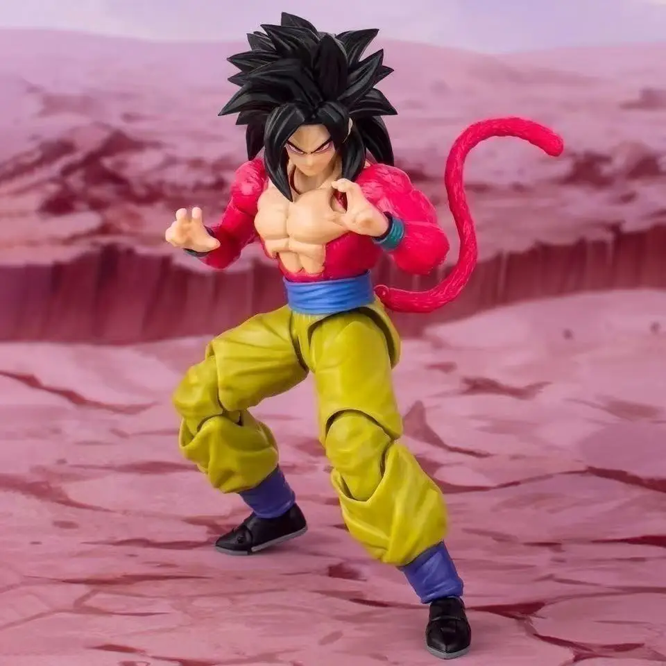 Фото Demoniacal Fit Untame Power Unleash Nature SSJ4 Гоку 1/12 Подвижная фигурка Драгонболл Коллекционная игрушка В наличии №5