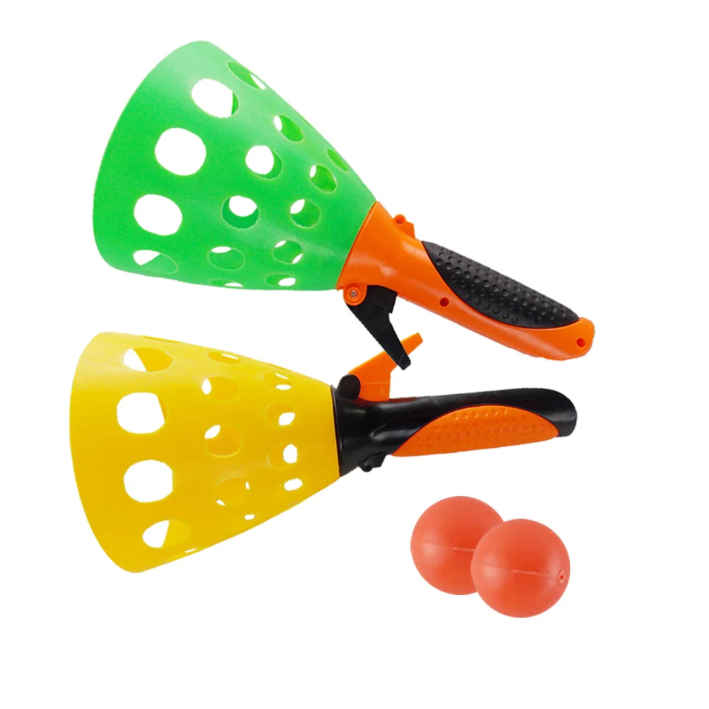 

2 Sets and Catch Game Click and Catch Athletic Scoop Game Hand Eye Coordination STEM Skill for Backyard Outdoor Garden Lawn