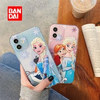 bandai disney princess case for iphone 13 13pro 12 12pro 11 pro x xs max xr 7 8 plus transparent cartoon phone back covers