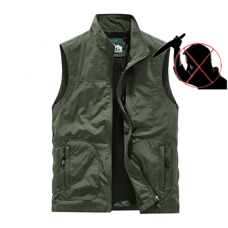 

Self Defense ClothingTactical Gear Anti Cut Knife Resistant Vest Anti Stab Proof Sleeveless Military Security Clothing Civil Use
