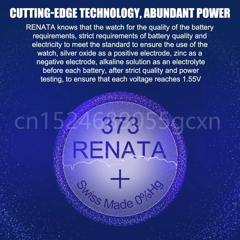 Аккумулятор для часов Renata 373 SR916SW 916 LR916 SR68 1 55 В