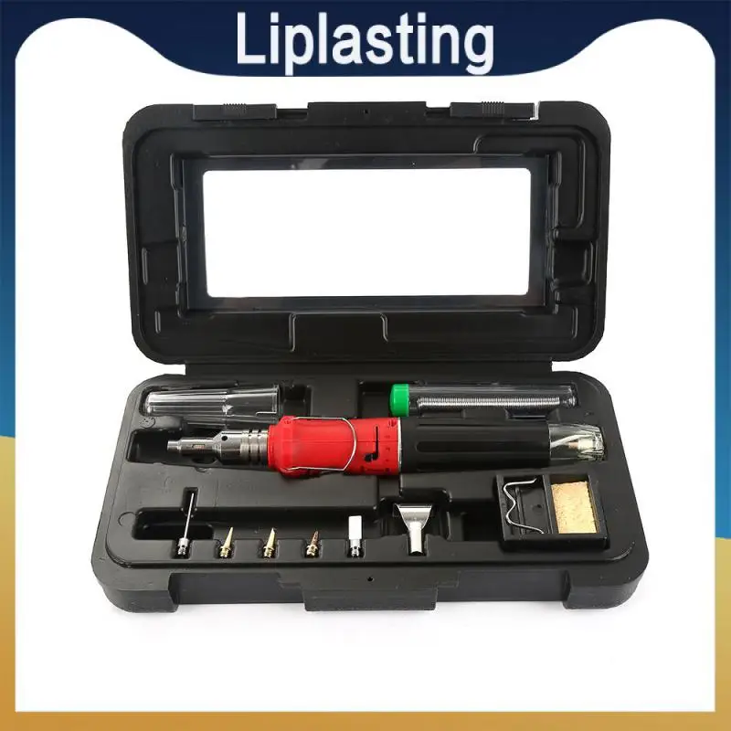 

HS-1115K Butane Gas Soldering Iron Portable spot welder Stand Welding Torch Pen Kit welding machine tig welding accessories tool