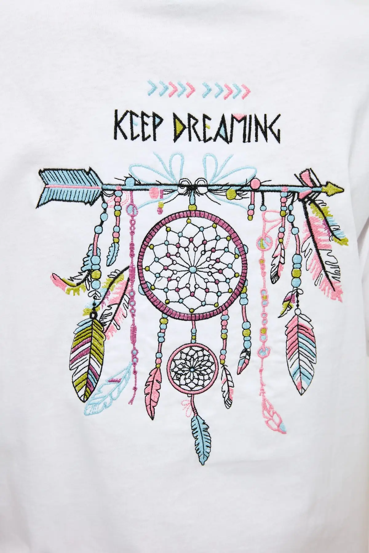 

Trendyol Embroidered Boyfriend Knitted T-Shirt TWOSS21TS3927