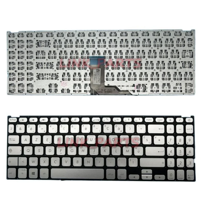 НОВАЯ французская клавиатура для Asus VivoBook 15 F512 Series F512DA F512FA F512UA F512UB, серебристая (art.: 3920d9ec41ddc) - 3920d9ec41ddc