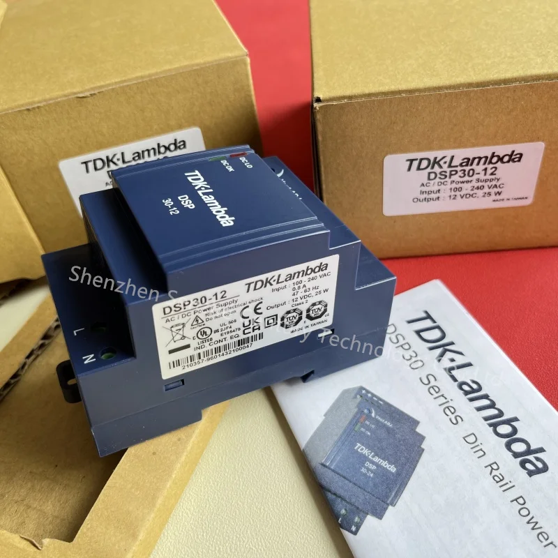 Новый оригинальный блок питания на DIN-рейку 25 Вт 12 В 2 1 А 115-230 переменного тока