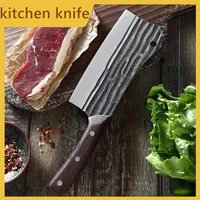 professional chef knife bone chopping knife cooking knife hand forged butcher knife meat vegetables cleaver high hardness knife