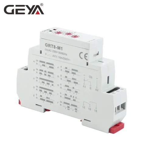 Многофункциональное реле времени GEYA GRT8-M 16A — изображение продукта