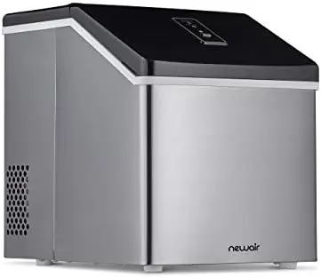 

45 lbs. Portable Countertop Clear Ice Maker with FrozenFall Technology, Custom Ice Thickness Controls, 24 Hour Timer, Large View