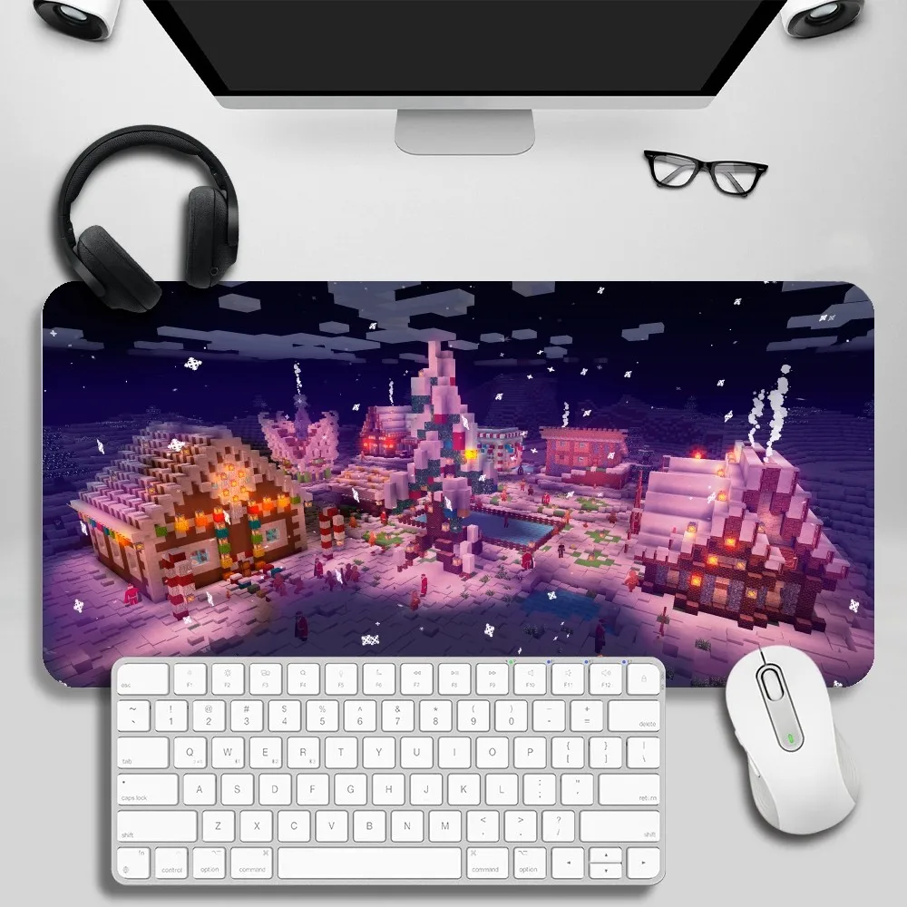 Игровой коврик для мыши M-Minecraft нескользящий утолщенный большой письма офиса