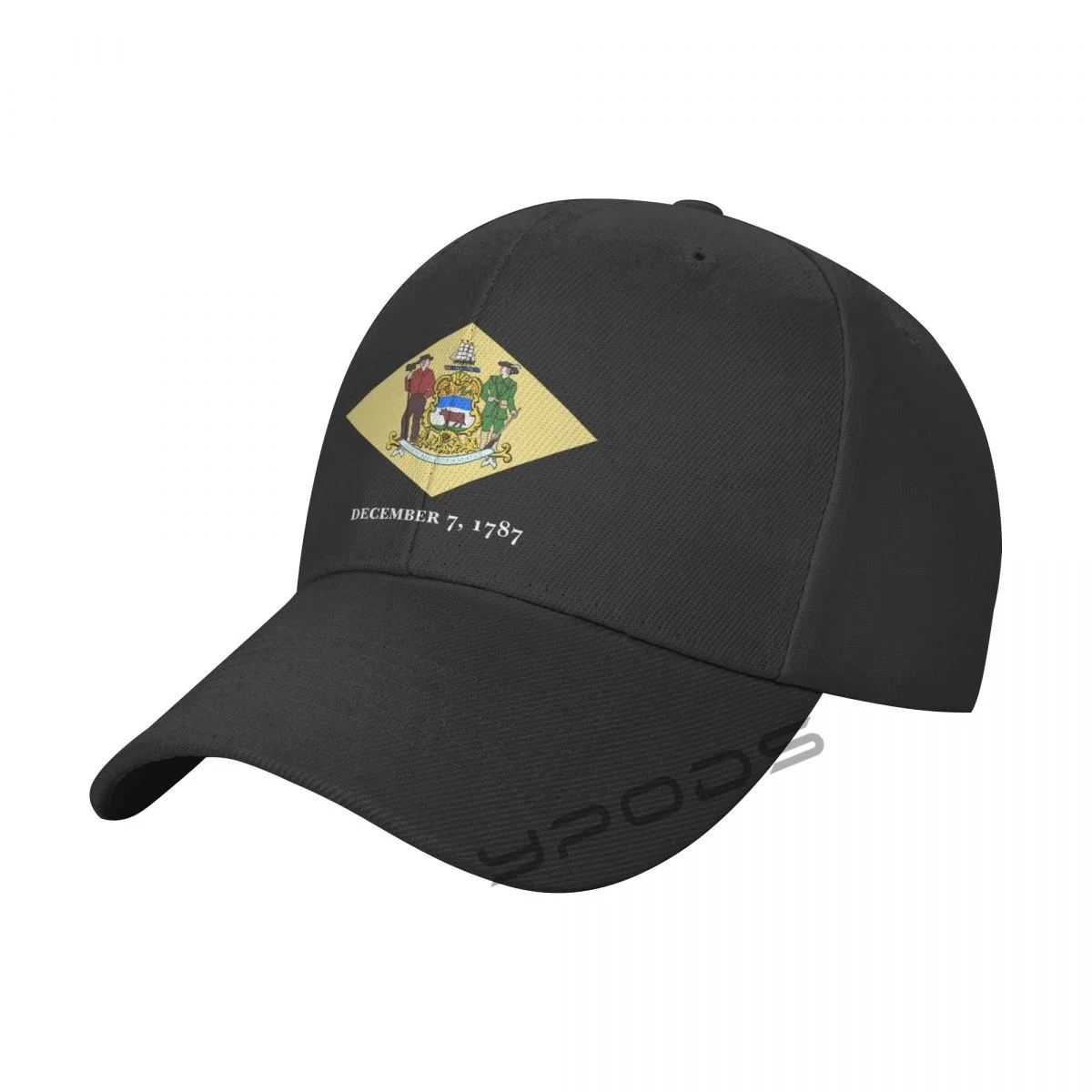 

printing Baseball Snapbacks Flag Of Delaware Adjusted Caps Running Adjustable Hats Flat Beach Gorras