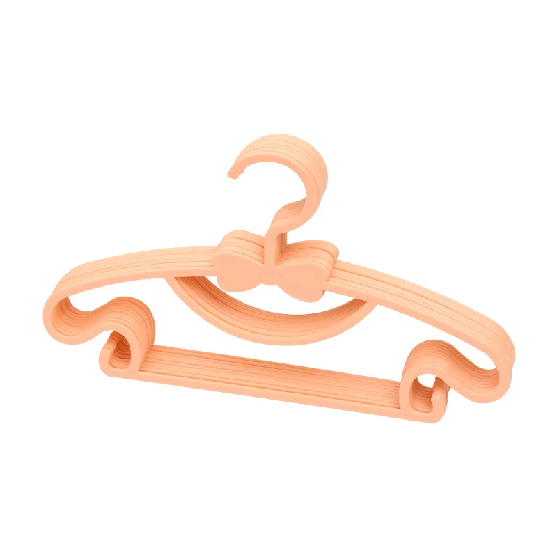 

10Pcs/Set Portable Children Clothes Hanger Toddler Baby Coat Plastic Hangers Hook Household for Kids Clothing Organizer 29x17cm