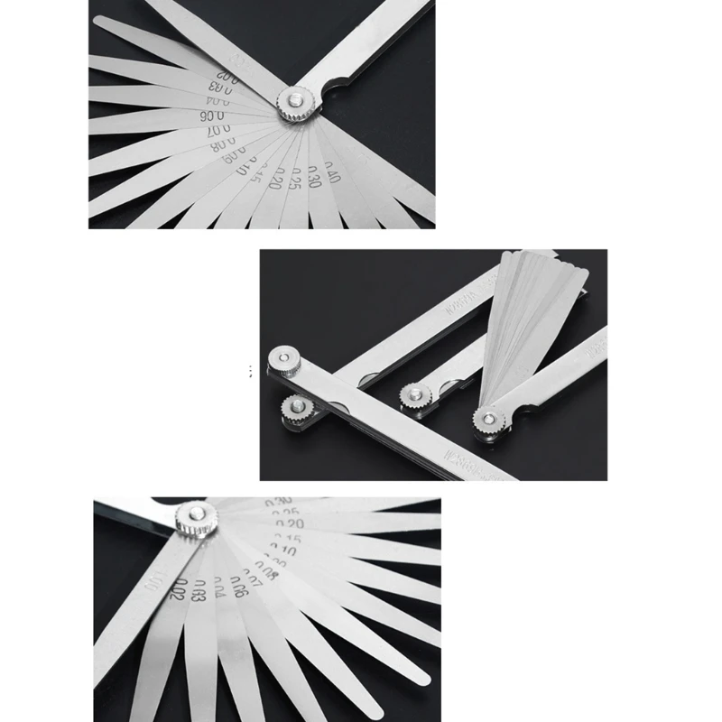 Толщина щупа метрический размер 0 02-1 00 мм набор клапанов листва свечи зажигания