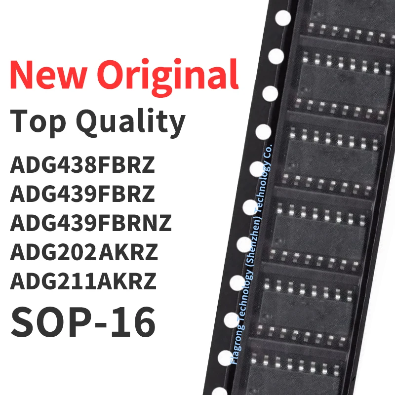 

1 Pieces ADG438FBRZ ADG439FBRZ ADG439FBRNZ ADG202AKRZ ADG211AKRZ SOP-16 Chip IC New Original