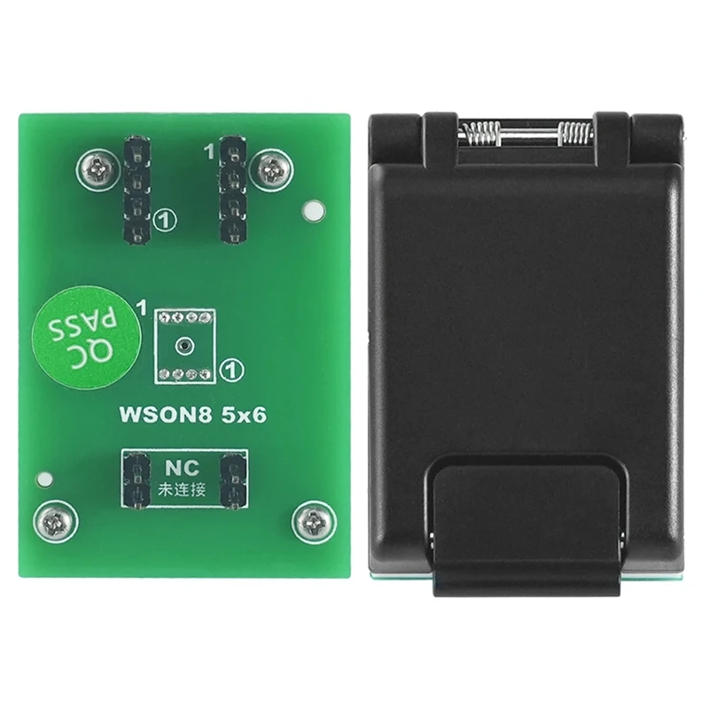 Универсальный адаптер QFN8 WSON8 DFN8 5X6/6X8 с ИС разъемом для SPI NAND NOR Flash MLF8 MLP8 SON8