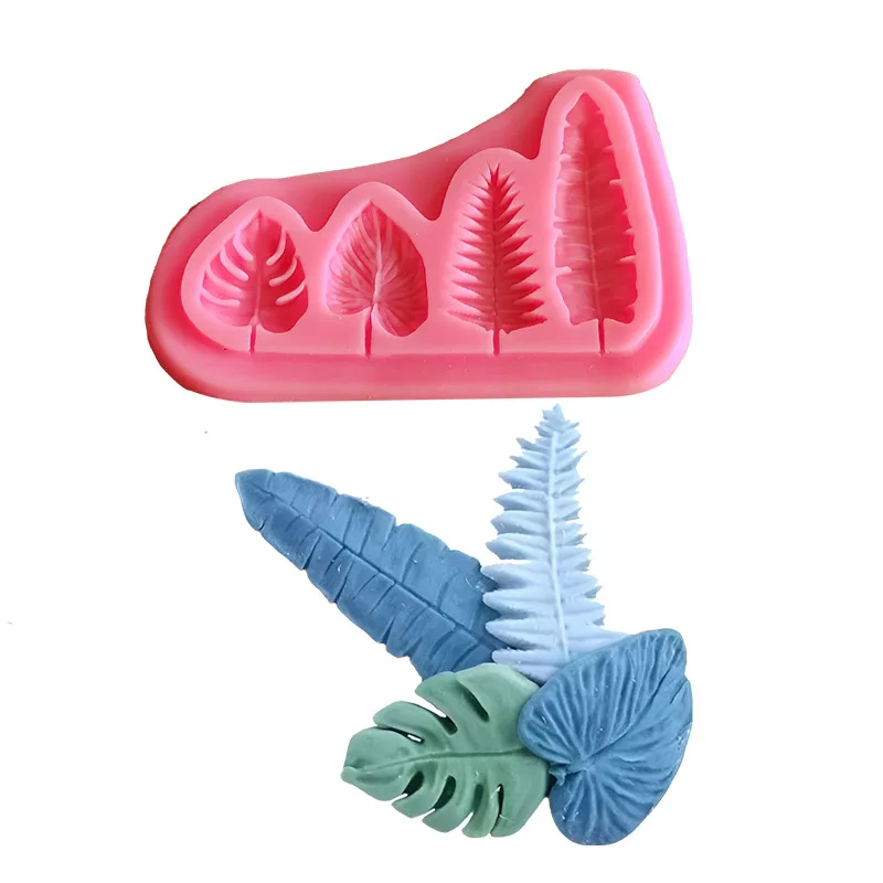 

Формы для торта Aouke, силиконовые, пальмовые листья и листья черепахи