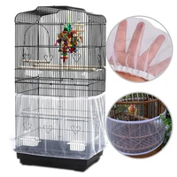 nylon airy mesh parrot bird cage cover easy cleaning shell skirt seed catcher guard parrot cage net birdcage accessories oiseaux
