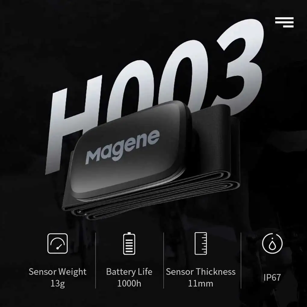 

Heart Rate Sensor Bluetooth-compatible Sports Biking Health Detector