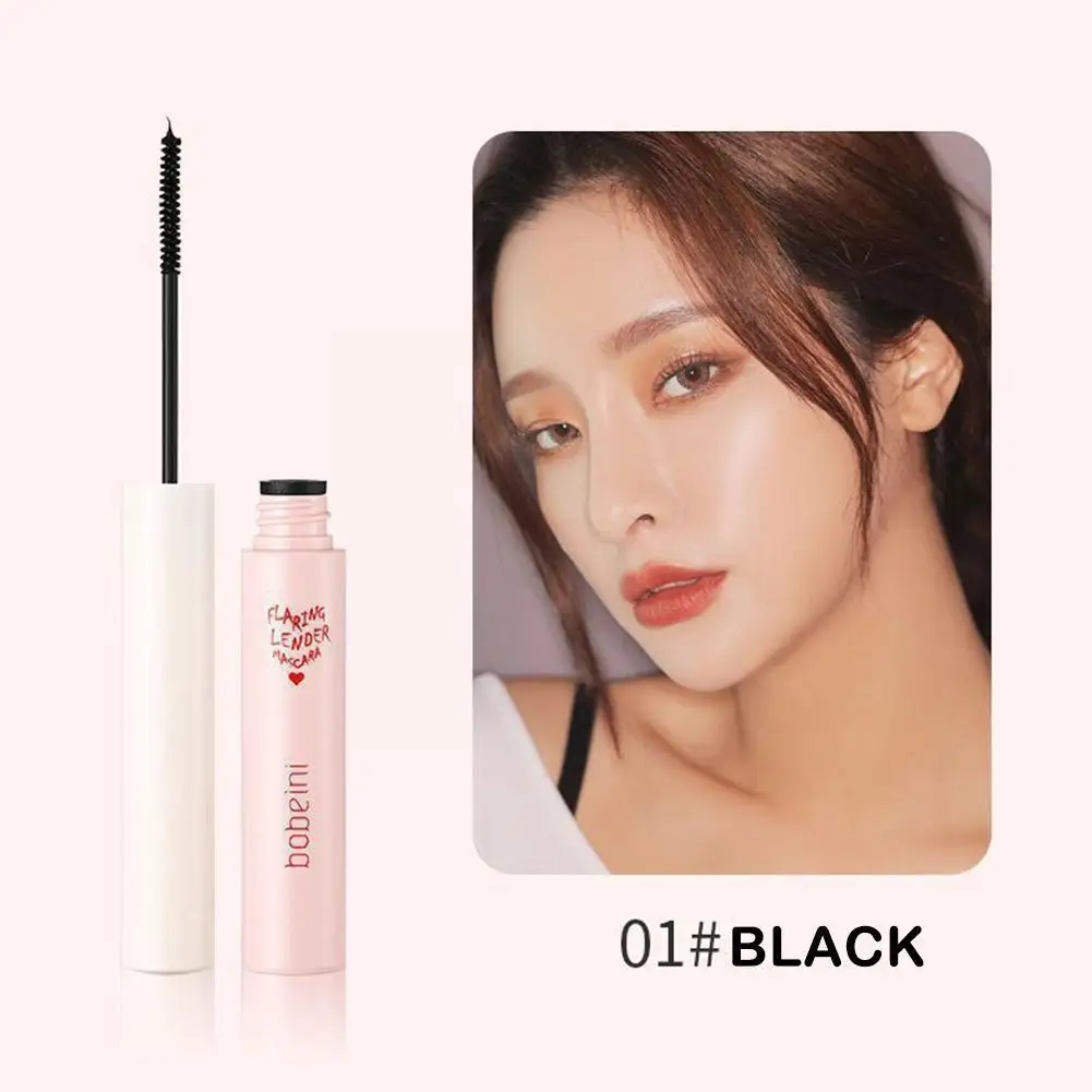 

Ultra-fine Curl Thick Lengthening Eyelash Mascara Waterproof Fine Non-smudge Brush Cosmetic Mascara Makeup Curling Natural E5T4