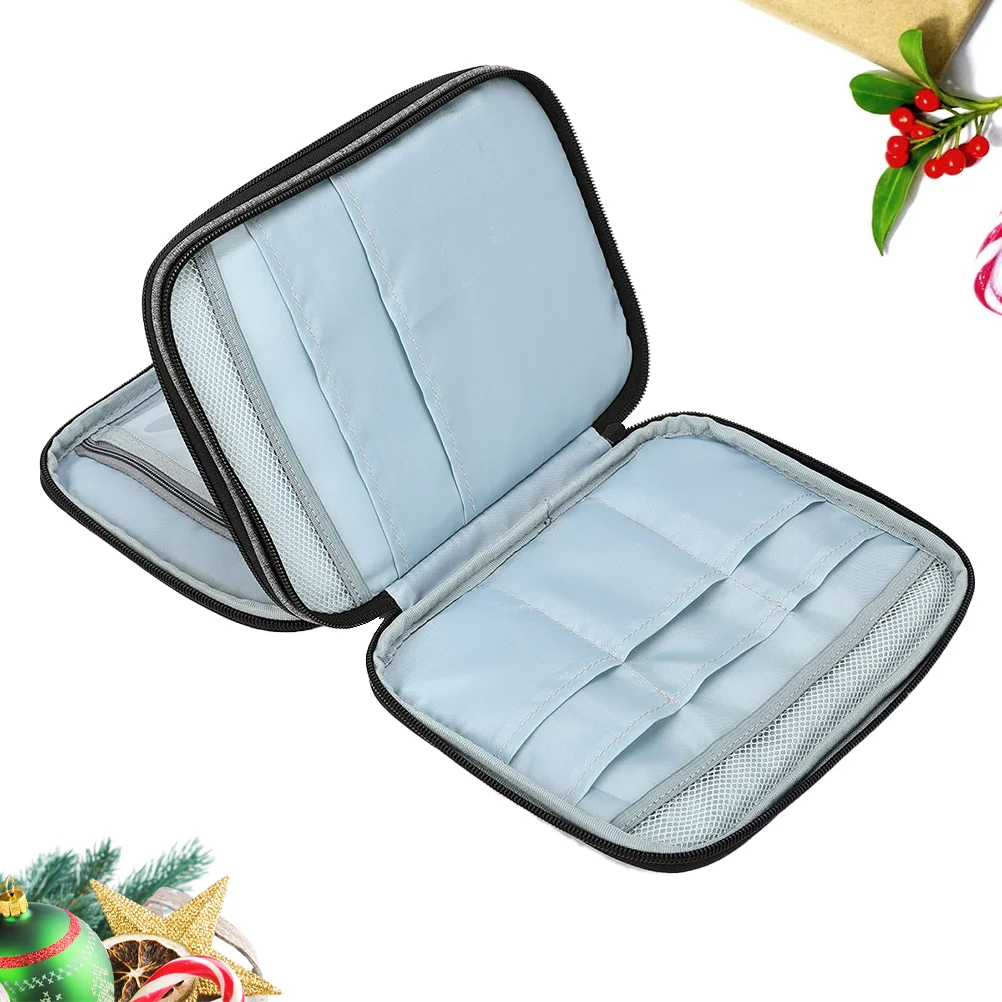 

Crochet Needle Hook Knitting Storage Case Organizer Holder Sweater Zipper Portable Wire Circular Tube Tote Pouch Empty Carrying