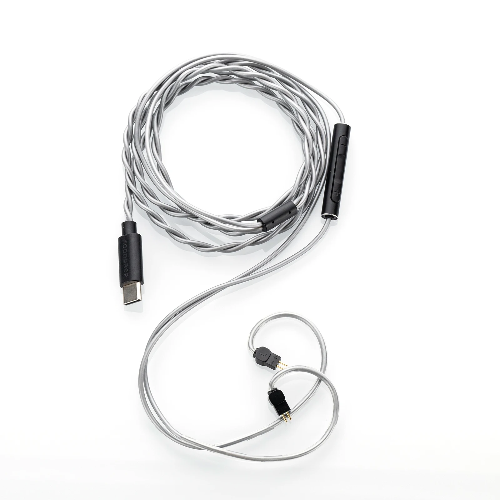 Фото Moondrop CDSP Новый онлайн-интерактивный DSP USB-C Кабель для обновления наушников USB-C Проводное соединение Бескислородный медный кабель №3