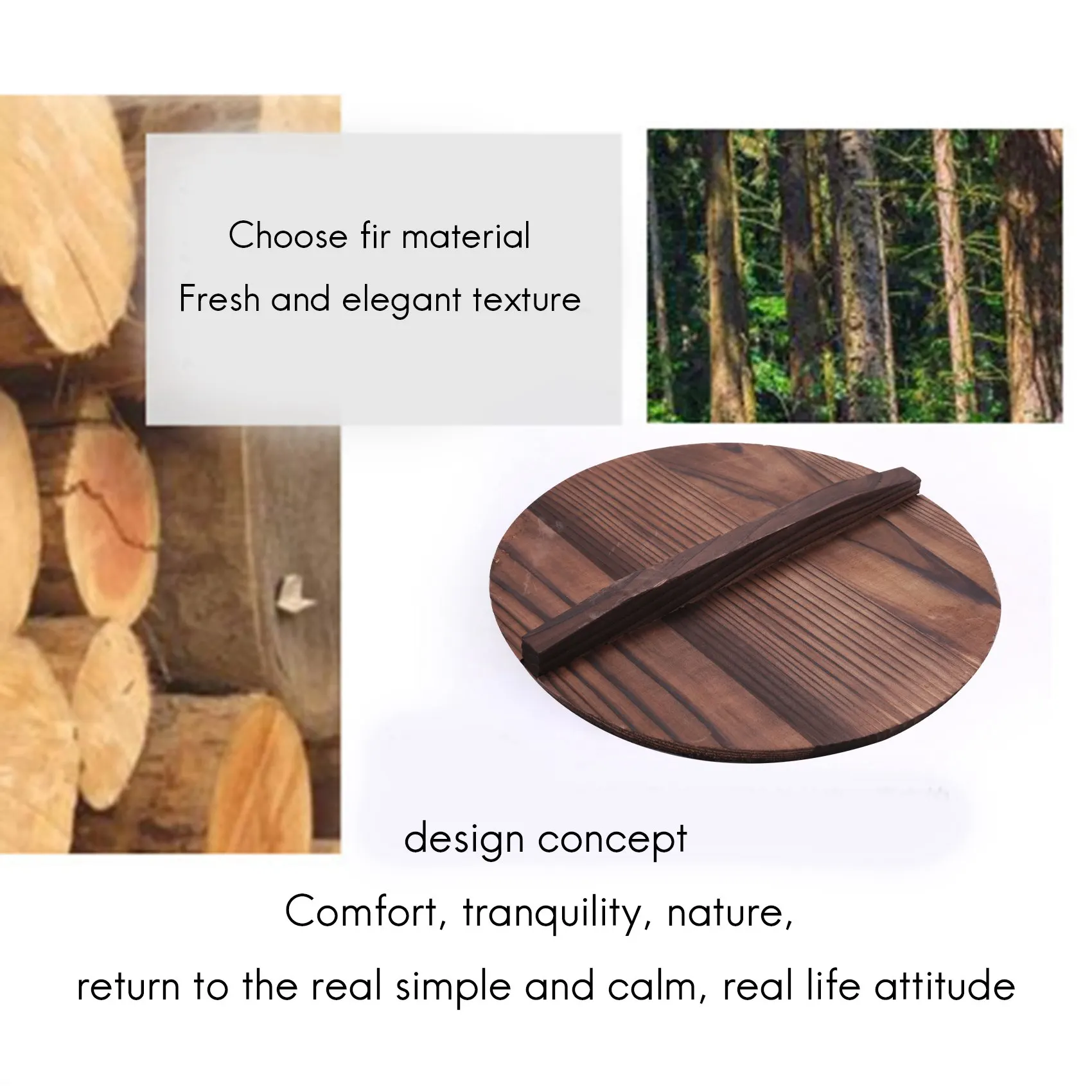 Кухонная многофункциональная деревянная крышка для кастрюль Экологически