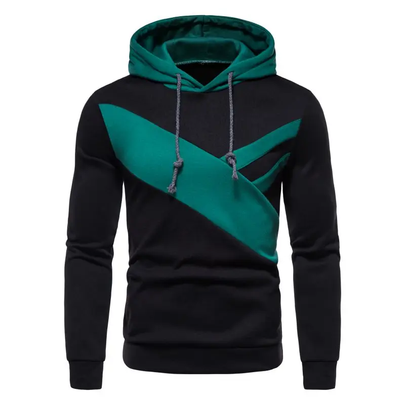 High-end  fashion  spring  and Autumn men's pullover brand fashion Europe and America simple casual handsome hooded men's hoodie