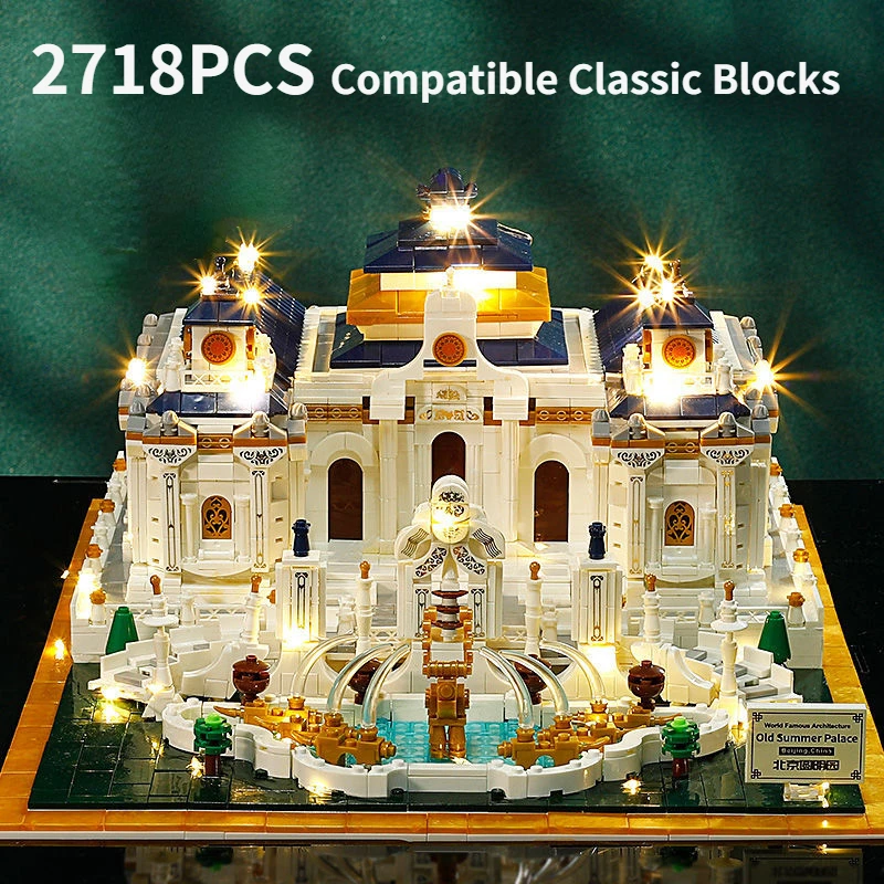 

2718 шт., Детский конструктор «Знаменитая китайская архитектура»