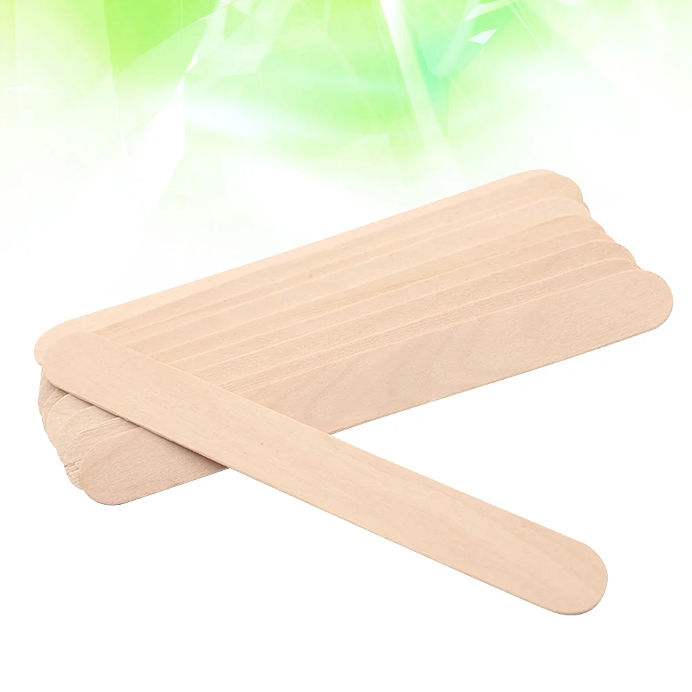 

100 Pcs Unhairing Tool Beauty Care Rod Scraper Scratchboard Tools Face Tongue Spatula Removal Depressor