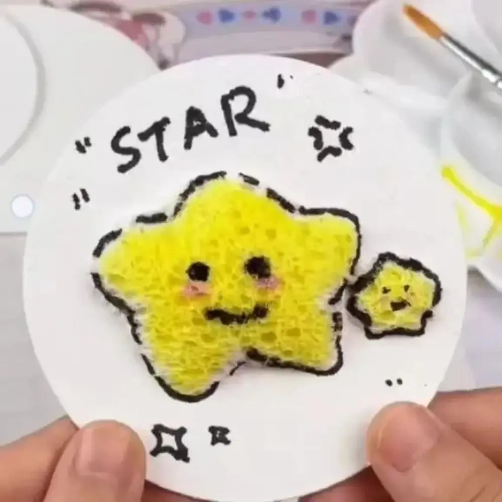 10 шт. DIY пенопластовая текстура бумага для рисования детские креативные 3D