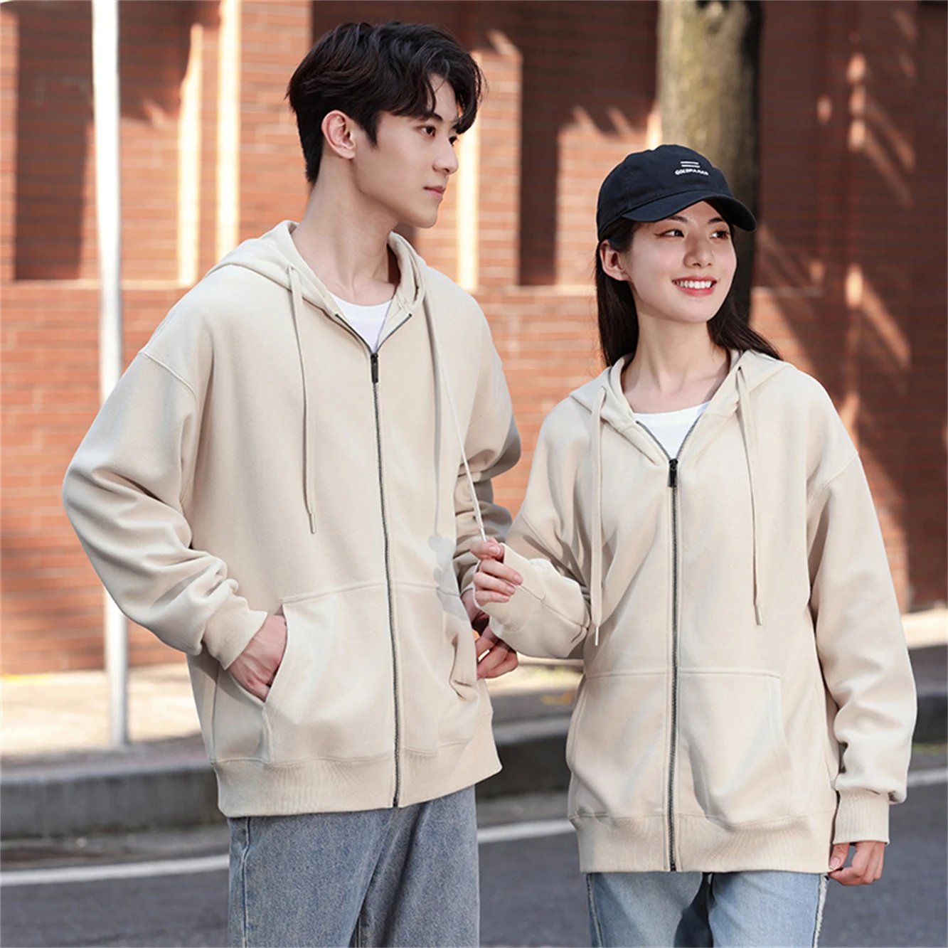 Многоцветный весенний новый спортивный повседневный кардиган на молнии с