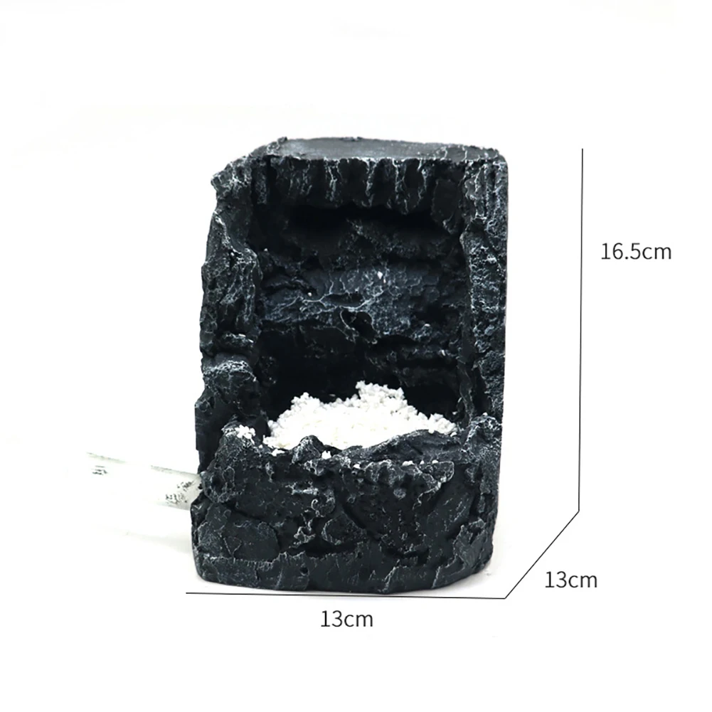 Маленькая аквариумная подводная пещера для украшения подводного песка водопад