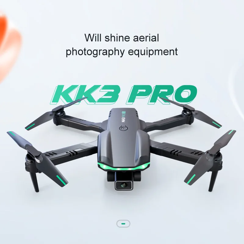 

KK3 PRO photography 4K double camera folding aircraft three side obstacle avoidance fixed height remote control aircraft toy