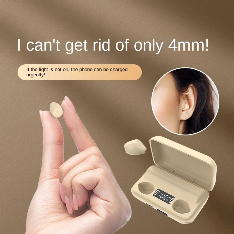 

2023 New Tws Small Edamame Bluetooth Headset Mini Invisible Small Binaural Sleep Headphones Super Long Battery Life Earbuds Sale