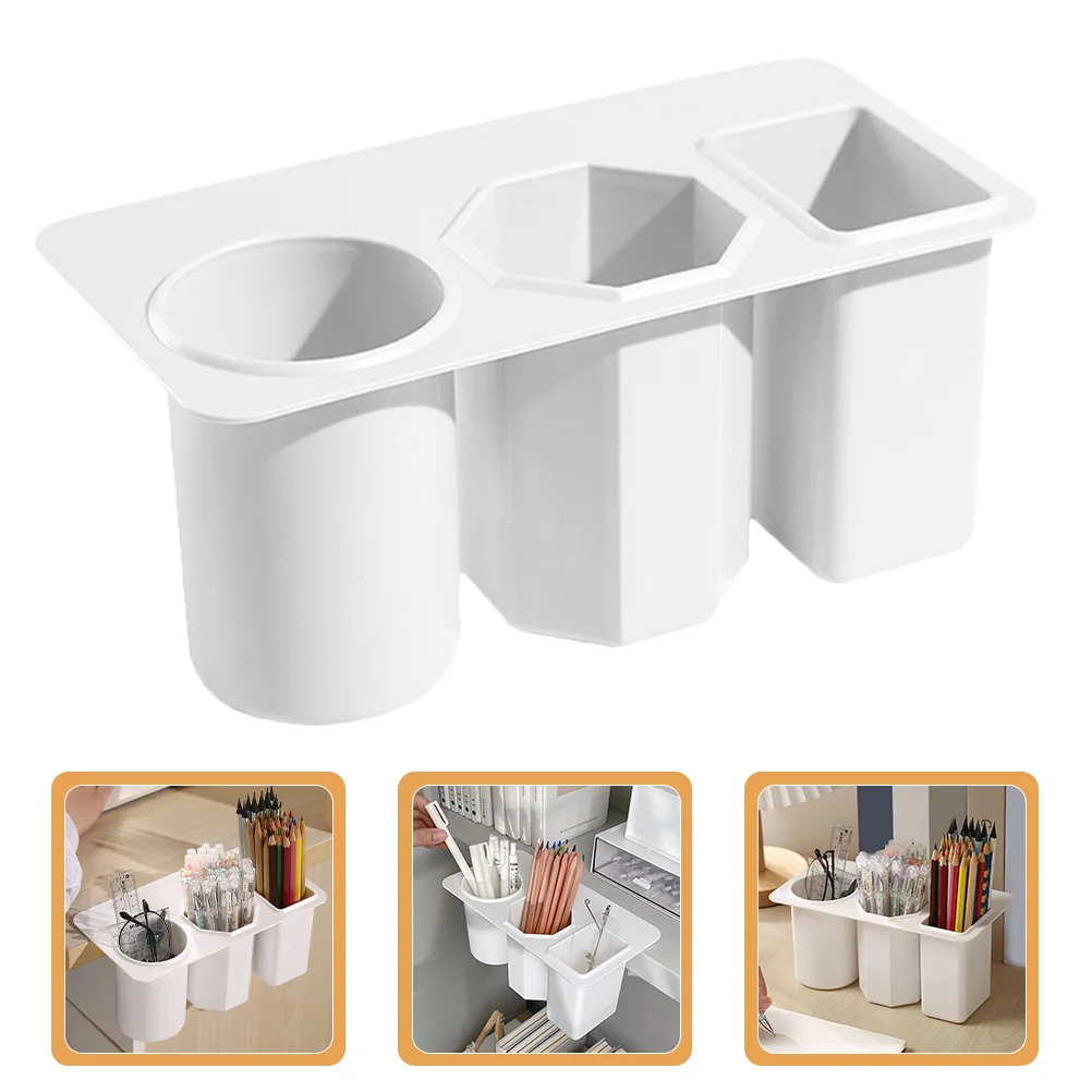 

Plastic Desktop Organizer Classification Pen Holder Stationery Conrainer Case Office Container Storage Japanese-style